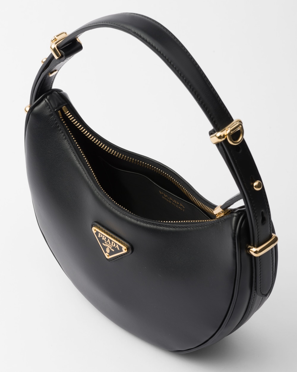 Prada Arqué Small Leather Shoulder Bag - Image 6